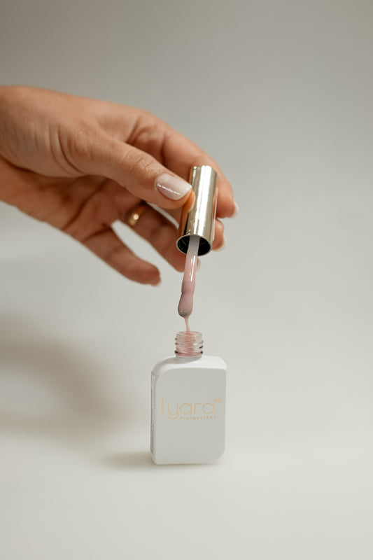 Rubber Base Pink Glitter